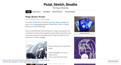 Desktop Screenshot of pedalstretchbreathe.com